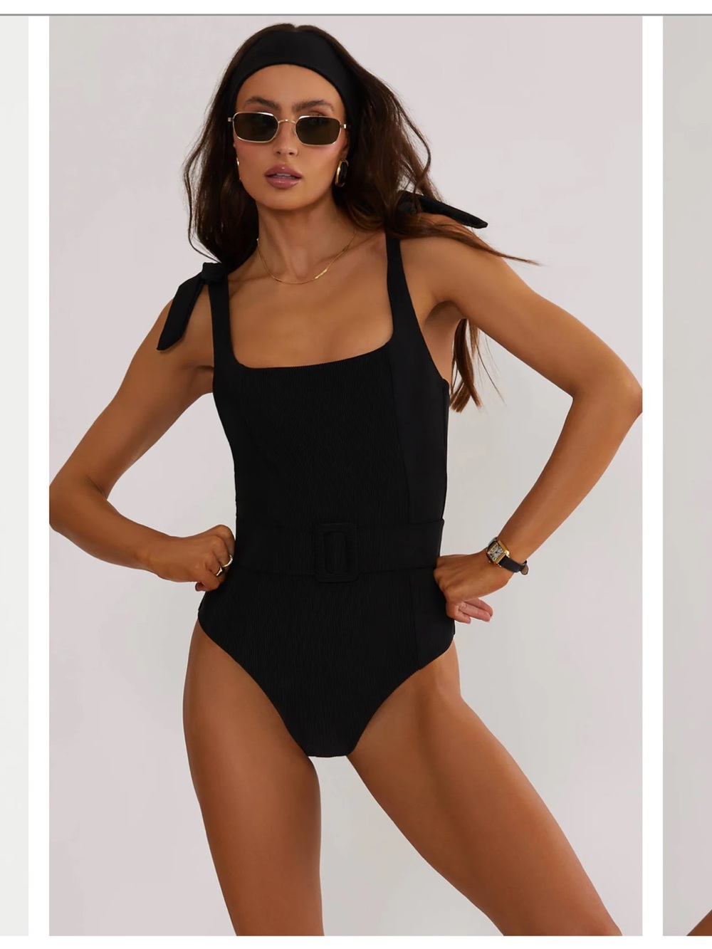 NWT BEACH RIOT Sydney One Piece Black